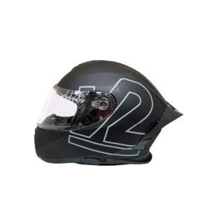 CASCO V2 FULL FACE FIRESTORM COLOR NEGRO MATE GRAFICO TALLA L