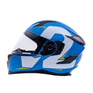 CASCO 908 FLIP UP GRAFICO AZUL TALLA M