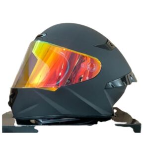 VISERA MD821 TRANSPARENTE ROJO REVO