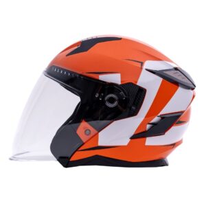 CASCO V2 URBAN GRAFICO COLOR NARANJA TALLA M
